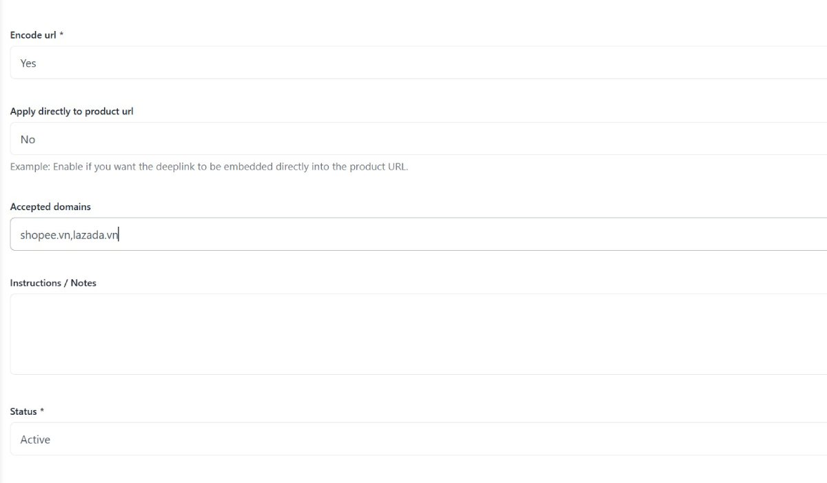 Điền th&ocirc;ng tin kh&aacute;c cho form