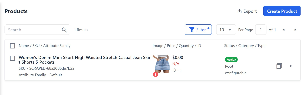 Biểu tượng Edit sản phẩm