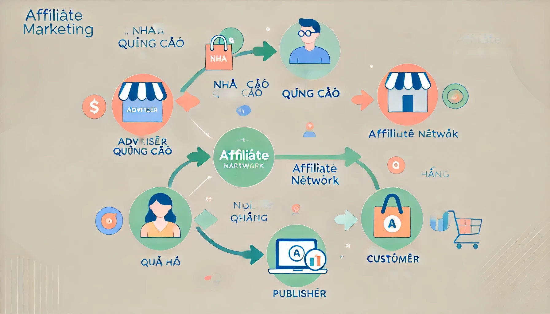 Affiliate Marketing Là Gì? Cách bắt đầu bán online an toàn cho người mới