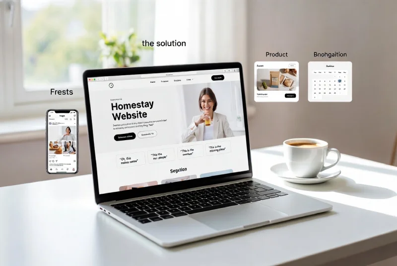Giao diện web tinh tế giúp kết nối câu chuyện và hành