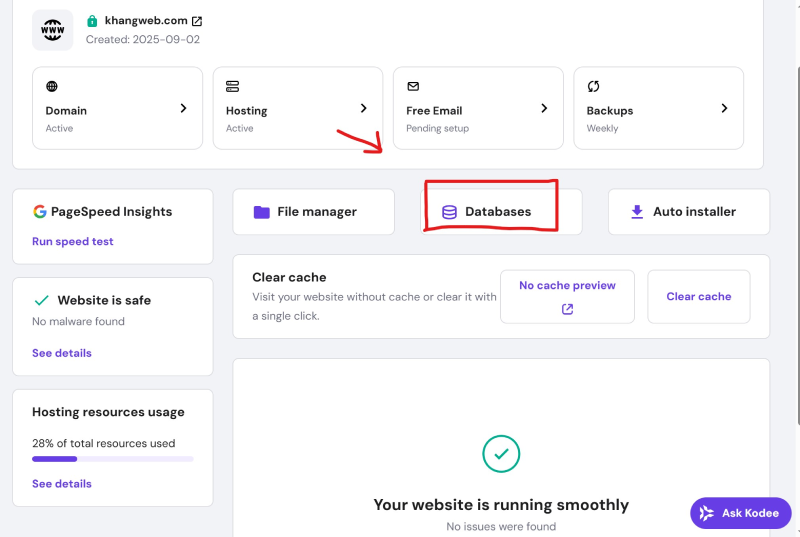 H&igrave;nh ảnh lựa chọn Databases