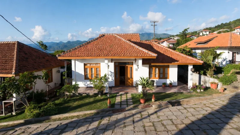 homestay ven biển Việt Nam, không mặt tiền biển